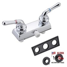 Camper Shower Dual Faucet, RV Shower Faucet Replacement,RV Shower Faucet Chrome