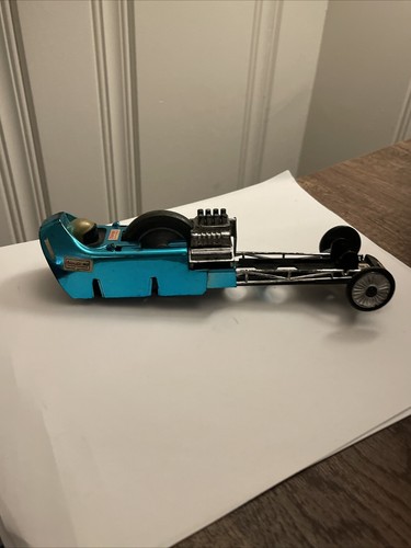 SSP 71 KENNER CHROME BLUE RAIL BIRD TOP FUEL DRAGSTER - Picture 4 of 8