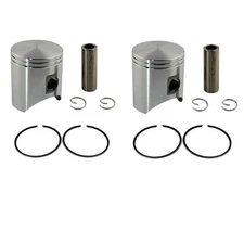 2 Sets Piston Rings Pin Clips Kit STD 54mm For Honda NSR250 MC16 MC18 MC21 MC28
