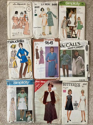 Vintage Schnittmuster alles Original vom Fab! 60er 70er 80er Jahre