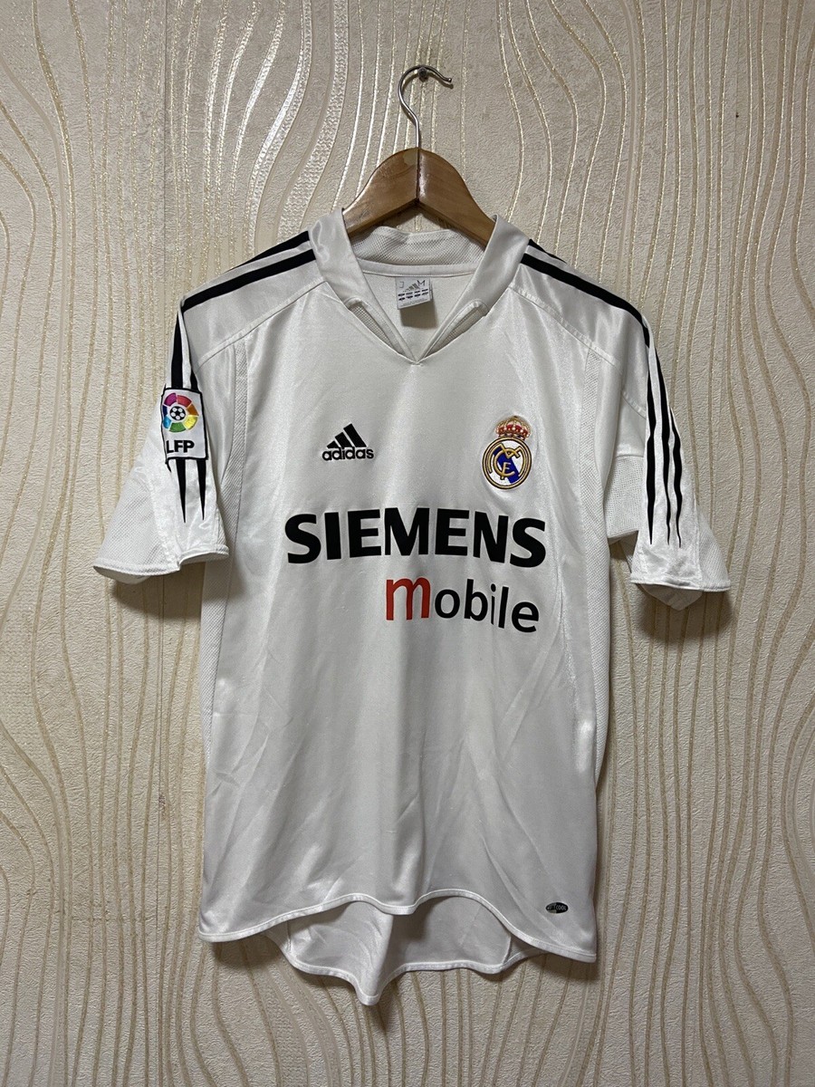 REAL MADRID 2004 2005 HOME SHIRT JERSEY ADIDAS 367841 sz S