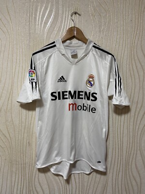 REAL MADRID 2004 2005 HOME SHIRT JERSEY ADIDAS 367841 sz S MEN #23