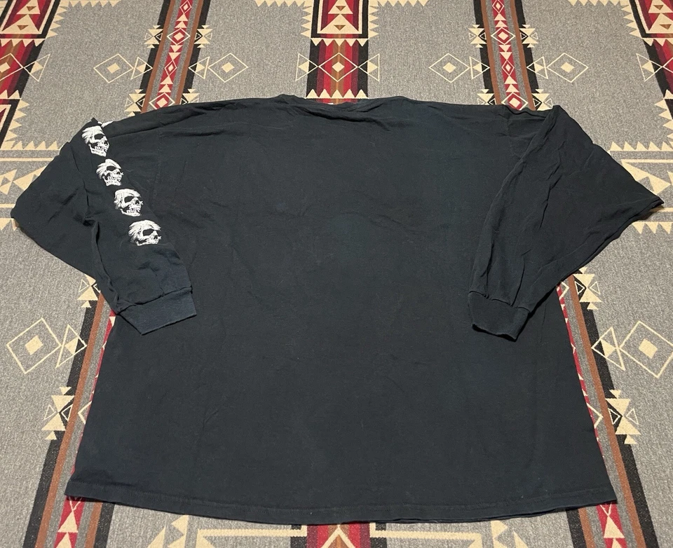Camisa Rob Zombie Manga Larga Negra 3XL Blood Mania Calaveras De Colección M11 Foto 2 de 4