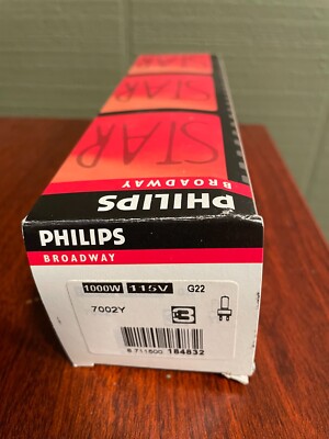 Philips 7002Y G22 1000w 115V Halogen Lamp Qty 19 New