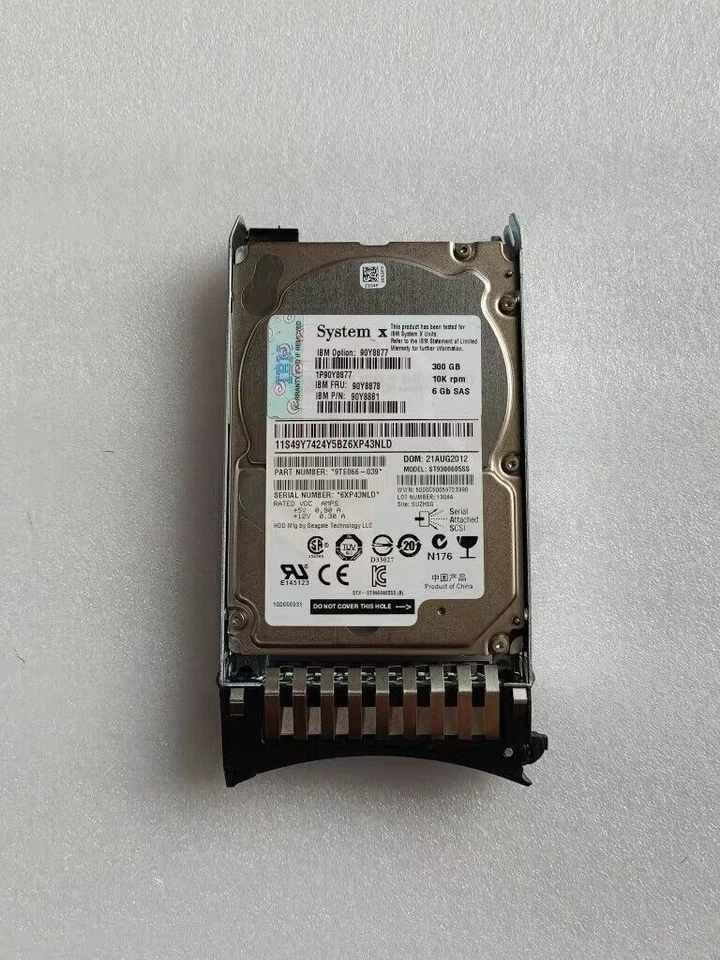 IBM 42D064 300GB Retail 42D0638 42D0637 1 10K RPM 2.5" SAS Hard Drive NEW - Image 3 of 3