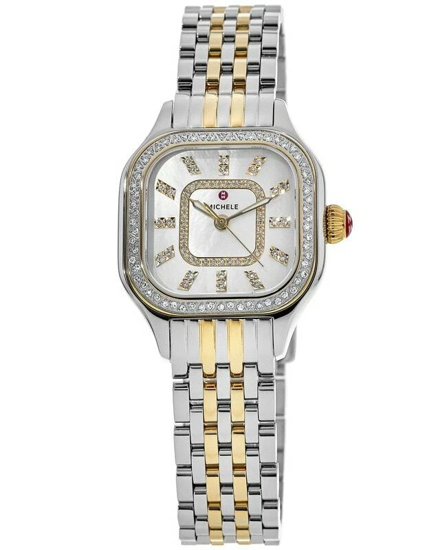 Michele watch two outlet tone diamond