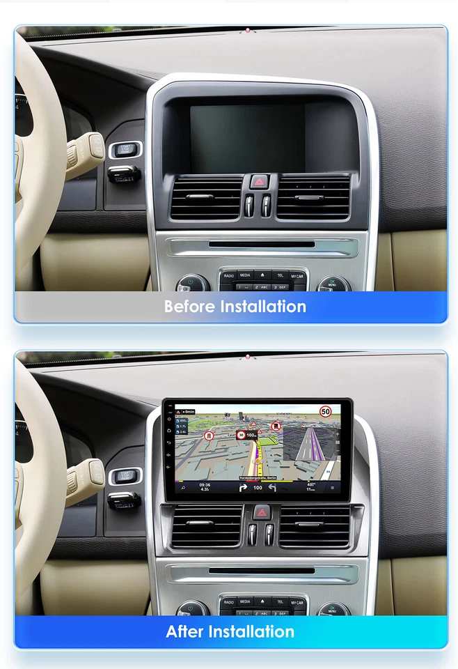 8-Kern Apple Carplay Android 13 Autoradio 64GB Navi BT für Volvo XC60 2008-2017 - Bild 4 von 4