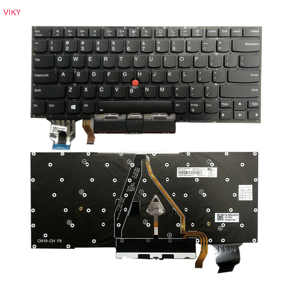 NEW For Lenovo Thinkpad X1 Carbon 7th Gen 2019 US Keyboar W