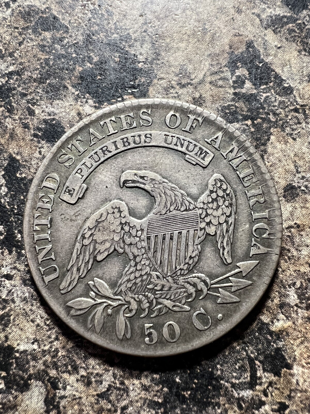 1829 capped bust half dollar..high Grade Harder Date!! 1829 Bust Half