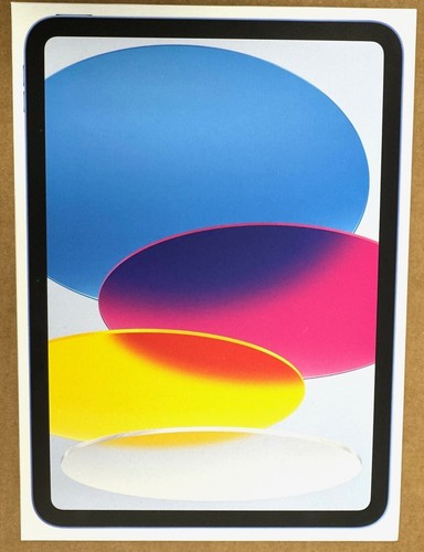 Brand New Apple iPad 10th Generation 10.9-inch Wi-Fi 64GB Blue MPQ13LL/A