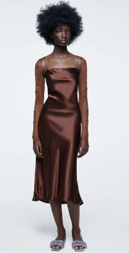Pure silk hotsell slip dress