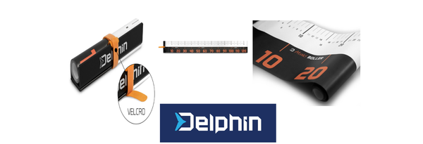 AngelmaßBand Abhakmatte Fisch MaßBand Measure Delphin 120X16Cm Fischmatte-image