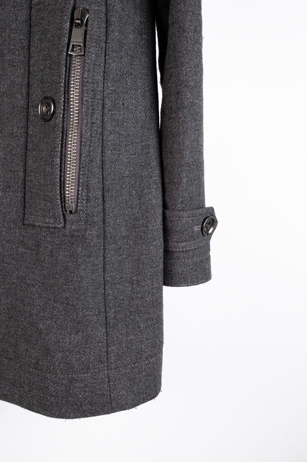 ALTRA Cappotto da donna originale Burberry Brit grigio lana cashmere taglia UK8 USA6 S M H3875