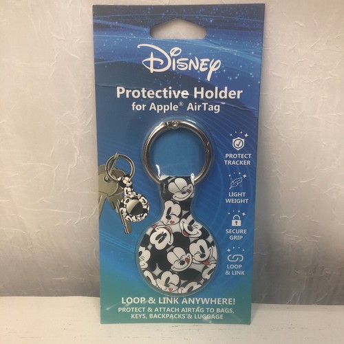 Disney Mickey AirTag Key Chain Slim Grip SpinPop And Minnie Phone Stand Set NEW - Picture 2 of 9