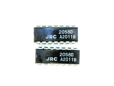 NJM2058D  ''Original'' JRC  14P DIP IC  2  pcs