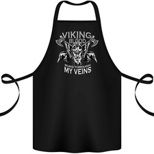 Viking Blood Odin Valhalla Mythologie Nordique Tablier 100% Bio
