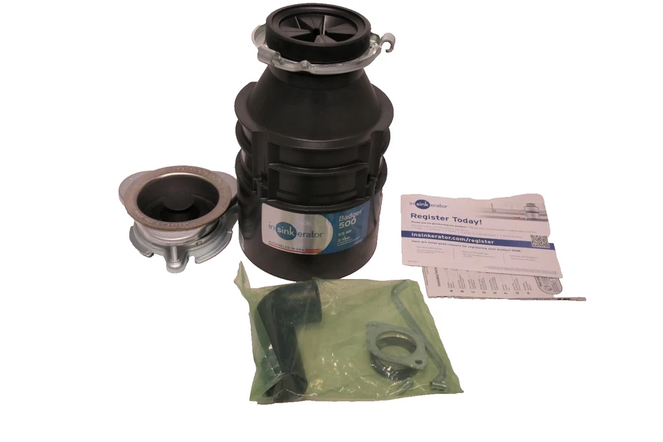 Eliminador de basura de cocina Badger 500, 1/2 HP, serie Badger Foto 3 de 4