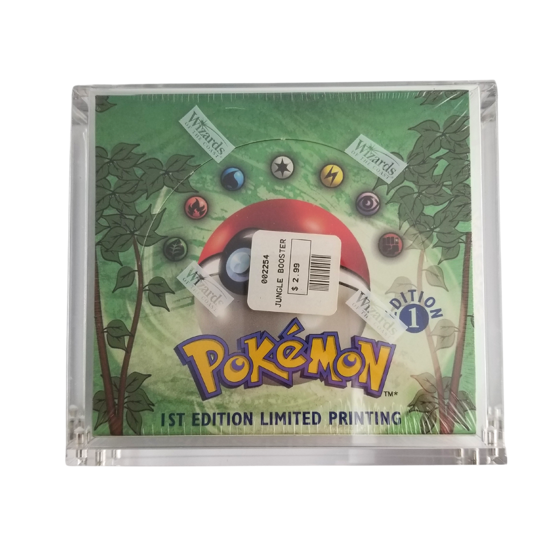 Pokemon 1st Edition Jungle Booster Box Factory Sealed 1999 Mint pokemon-1st-edition-jungle-booster-box-factory-sealed-1999-mint