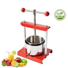 0.8 Gal Fruit Wine Press - 100% Natural Juice Making for Apple/Carrot/Orange
