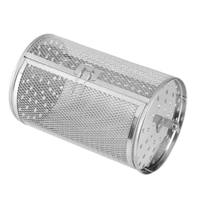 MARKENLOS Cesta de horno de acero inoxidable asador parrilla jaula granos de café maní hornear