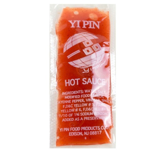 Yi Pin 0.30oz (8g) Chinese Best Hot Sauce Individual Packet Gluten Free