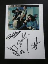 Guano Apes signed 4x6 inch white card with magazine autograph