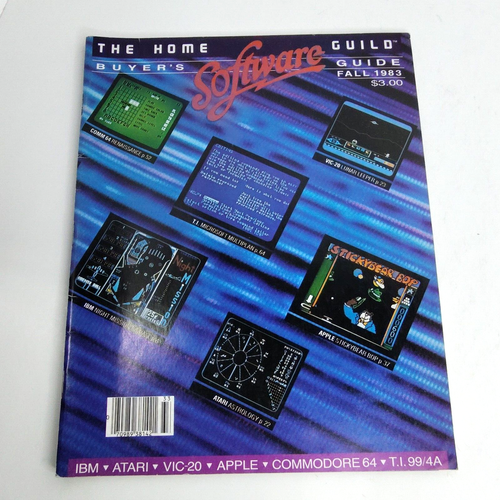 Home Guild Software Buyer's Guide Fall 1983 Vintage 65 pages - Picture 1 of 5