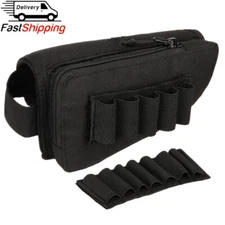 Tactical Buttstock Shotgun Rifle Shell Holder for Cheek Rest Ammo Holder Holster