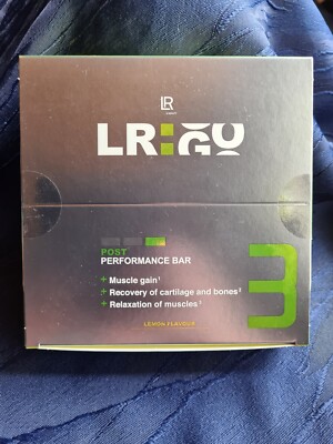 LR GO 3 Post Performance Bar, Lemon Flavor - Neu und ungeöffnet