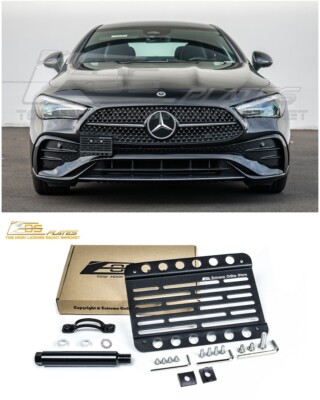 EOS Plate For 24-Up Mercedes Benz CLE | Front Bumper Tow Hook License Bracket