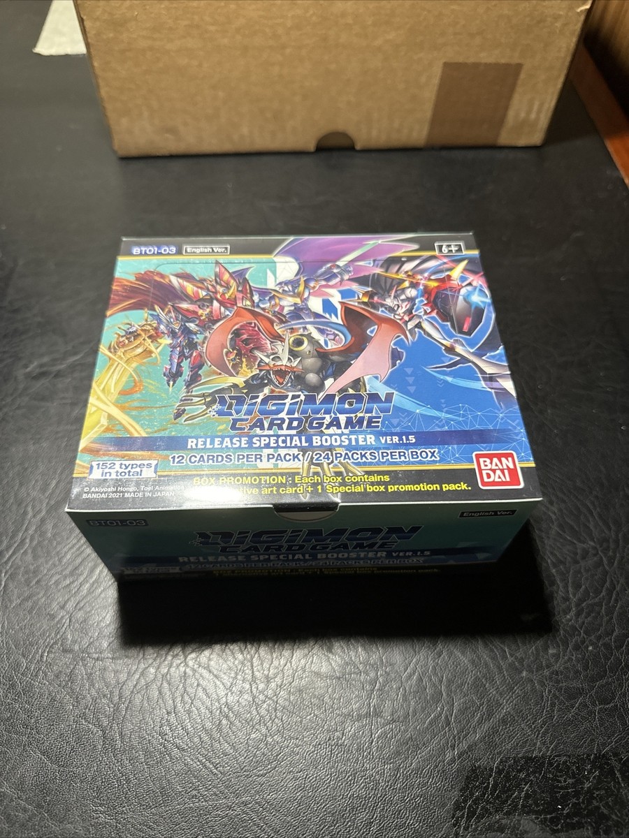 Release Special V1.5 Booster Box [BT01-03] Digimon TCG USA Ship Authorized  Sell | eBay