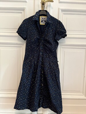 ALPRAUSCH Kleid Hemdkleid Blau Größe M