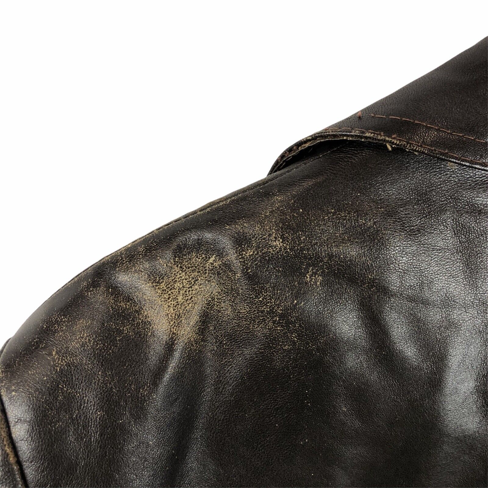 Vintage Derkon Leather Jacket 42 Brown LEATHER CO… - image 5