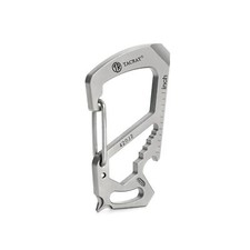 Carabiner Keychain Clip Stainless Steel Key Holder With Antilost And Quick Relea