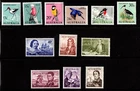 1966 Australia Sc #s 406-417 Decimal Definitives (part set) Mint NH; SCV $80.10