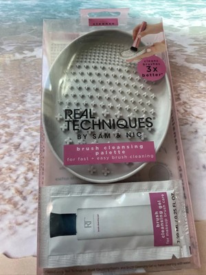 Brandneu; Real Techniques Pinsel Reinigungspalette + Reinigungsgel