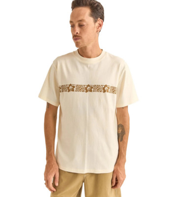 (NWT) Rhythm Livin Breeze Vintage T-Shirt - Natural - Men's M