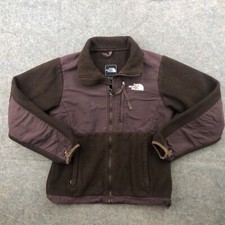 The North Face Jacket Womens XS Brown Fleece Full Zip Hiking Casual Denali