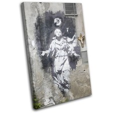 Graffiti Pop Banksy Street SINGLE TOILE murale ART Photo Print