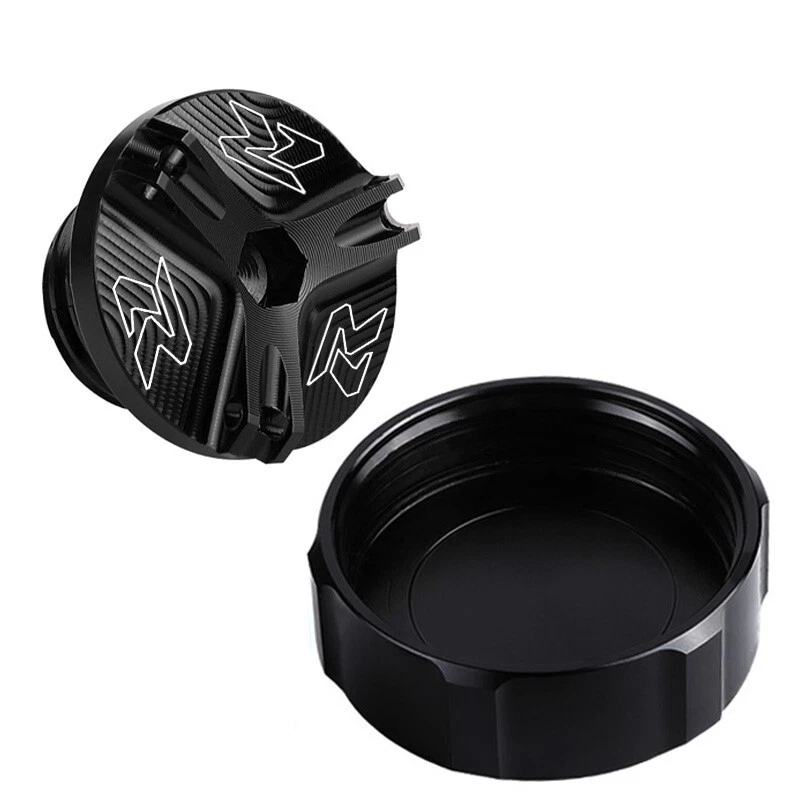 Tapa de llenado de aceite de cubierta de depósito de líquido de frenos delantero para SUZUKI GSXR600 GSXR750/1000 Foto 2 de 4