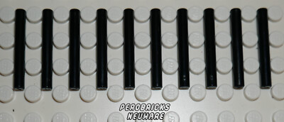 LEGO Technic Technique 10 Rod Bar 3 Long #87994 #17715 Black NEW PRODUCT
