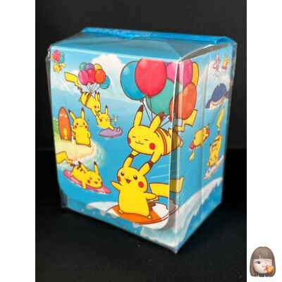 Flying & Surfing Pikachu Deck Box Japanese Pokemon Center Exclusive
