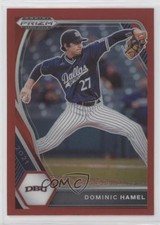 2021 Panini Prizm Draft Picks Red Prizm Dominic Hamel #PDP81 0xf1
