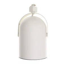 PRESCOLITE AKTRCP38-WH ROUND BACK CYLINDER TRACK LIGHT, 250W PAR38, 120V, WHITE