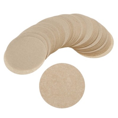 1-2 Cup Disk Coffee Filter Brown 2.08 Inch for Espresso Maker Pack of 500