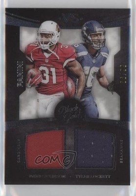 2015 Panini Black Gold VS White 86/99 David Johnson Tyler Lockett #VS-JL 8k4