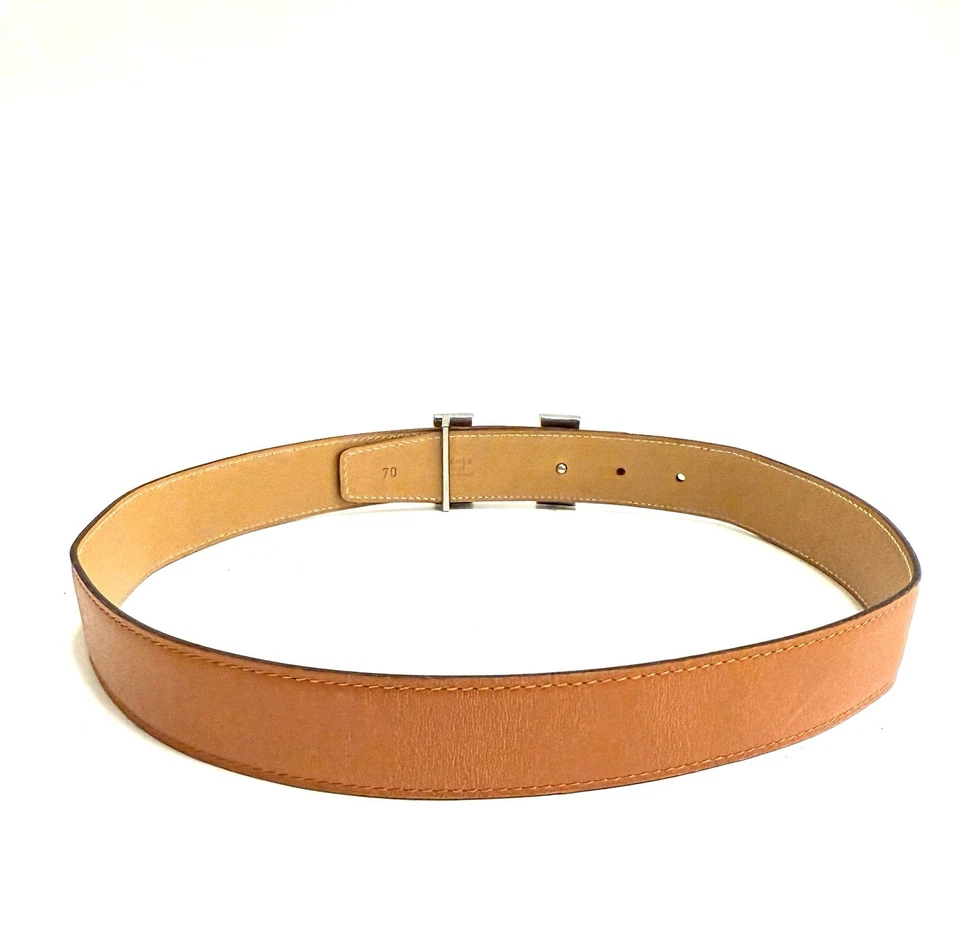 Correa de cinturón reversible HERMES cuero Constance estampado J 2006 LEER RESCRIPCIÓN Foto 4 de 4