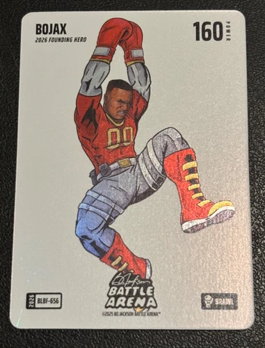 BOJAX 2026 Bo Jackson Battle Arena Blizzard Brawl Battlefoil #BLBF-656 -Ex. Cond