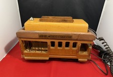 San Francisco Cable Car Wooden Phone