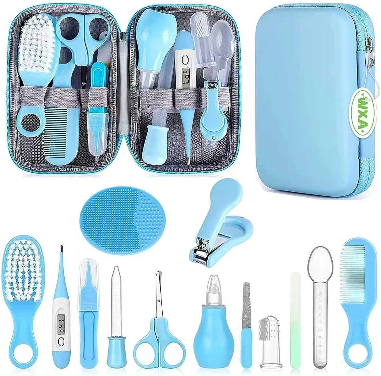 Baby Grooming Kit – Newborn Care Set with Brush & Nail Tools
Opens in a new window or tab